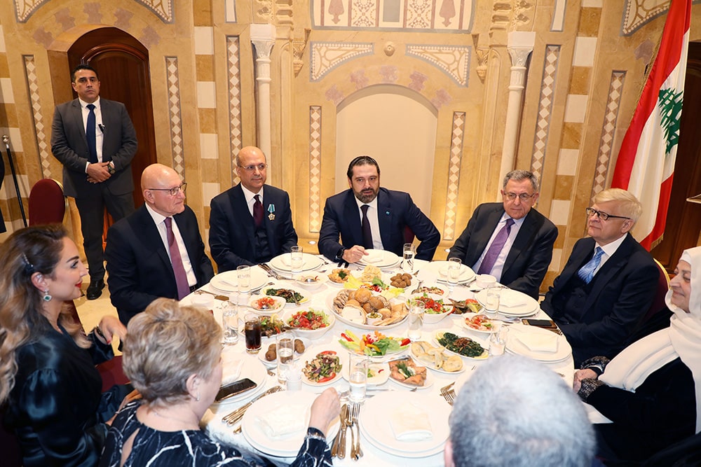 Le diner à la maison du centre, mercredi 20 mars 2019. Crédit Photo: Dalati & Nohra