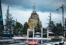 Le Liban en Image: Notre Dame de Harissa sous la neige