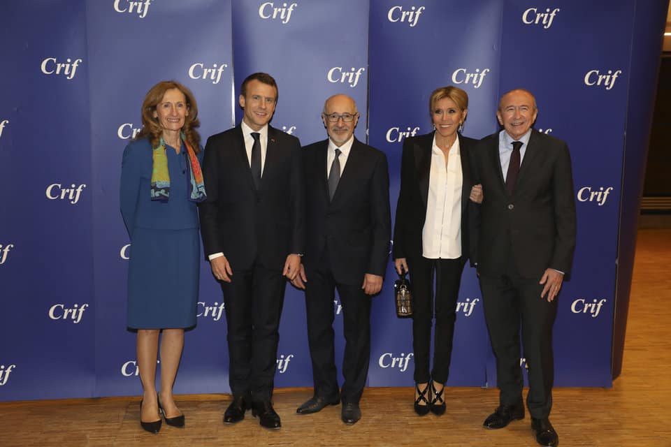 Macron au diner du Crif