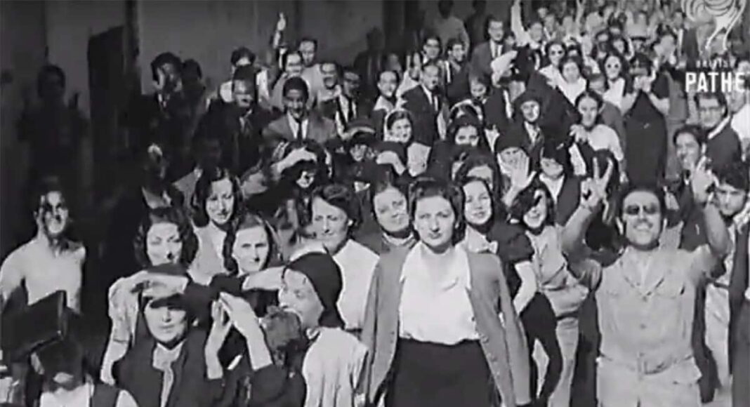 La Marche des Femmes, lors de l'indépendance du Liban, le 12 novembre 1943