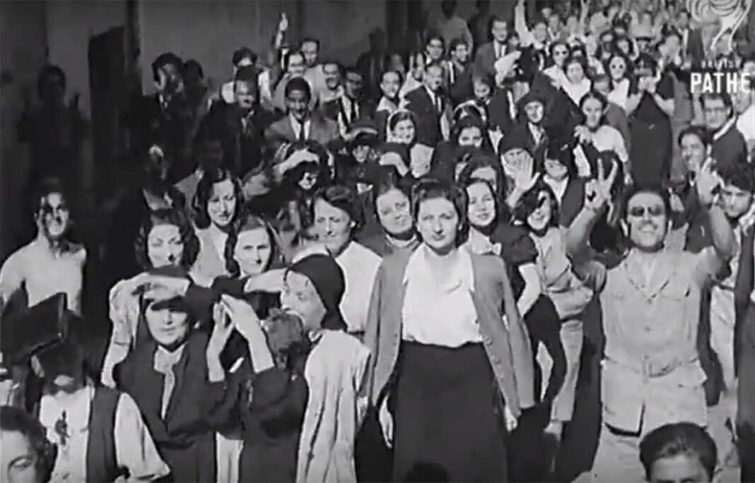 La Marche des Femmes, lors de l'indépendance du Liban, le 12 novembre 1943