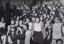 La Marche des Femmes, lors de l'indépendance du Liban, le 12 novembre 1943