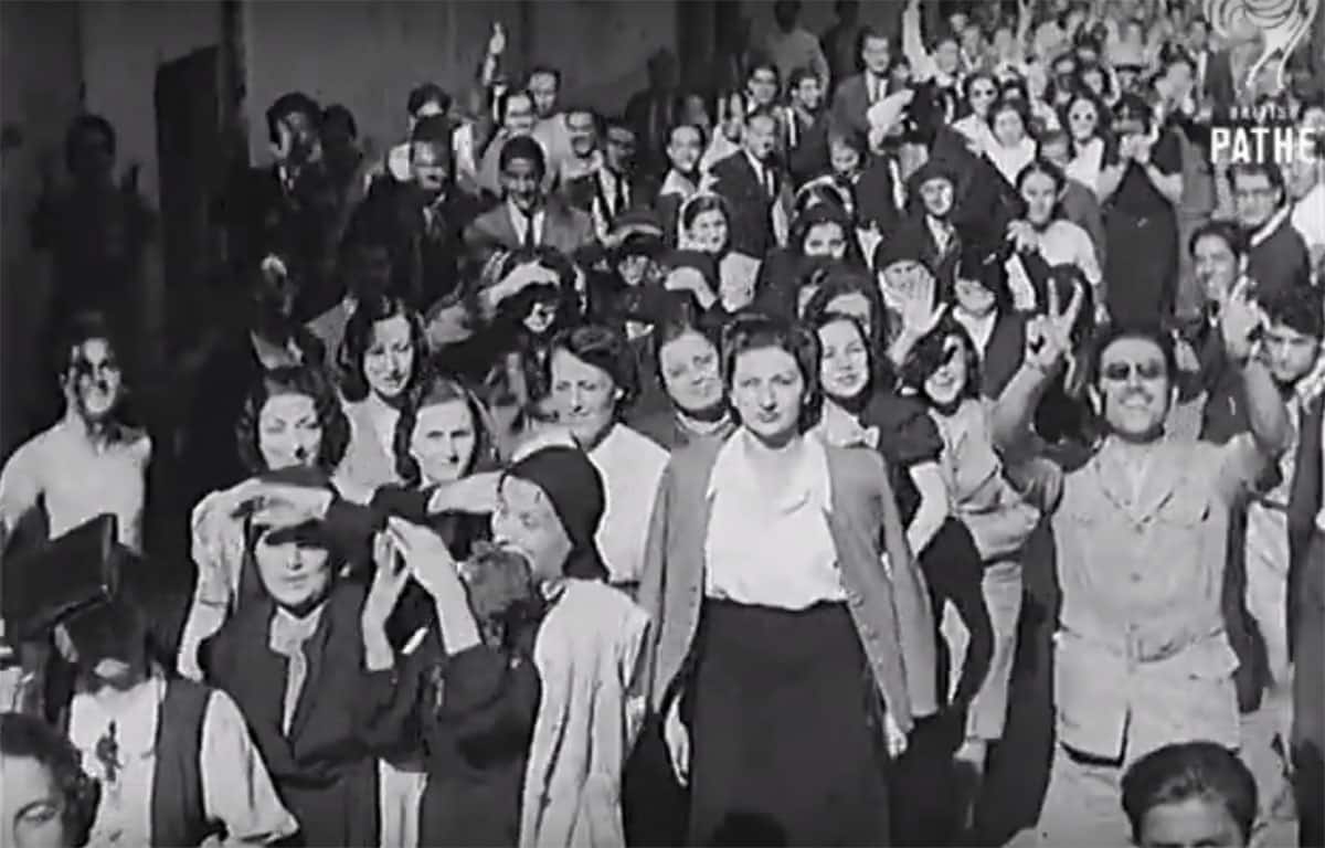 La Marche des Femmes, lors de l'indépendance du Liban, le 12 novembre 1943