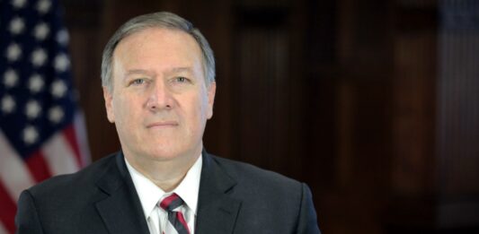 Le secrétaire d'état américaine Mike Pompeo. Source Image: Wikipedia