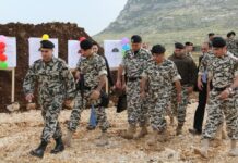 Des hommes de la Sureté Générale en exercice. Crédit Photo: Sureté Générale