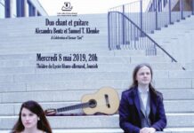DUO : chant et guitare au Lycée libano-allemand, Jounieh.