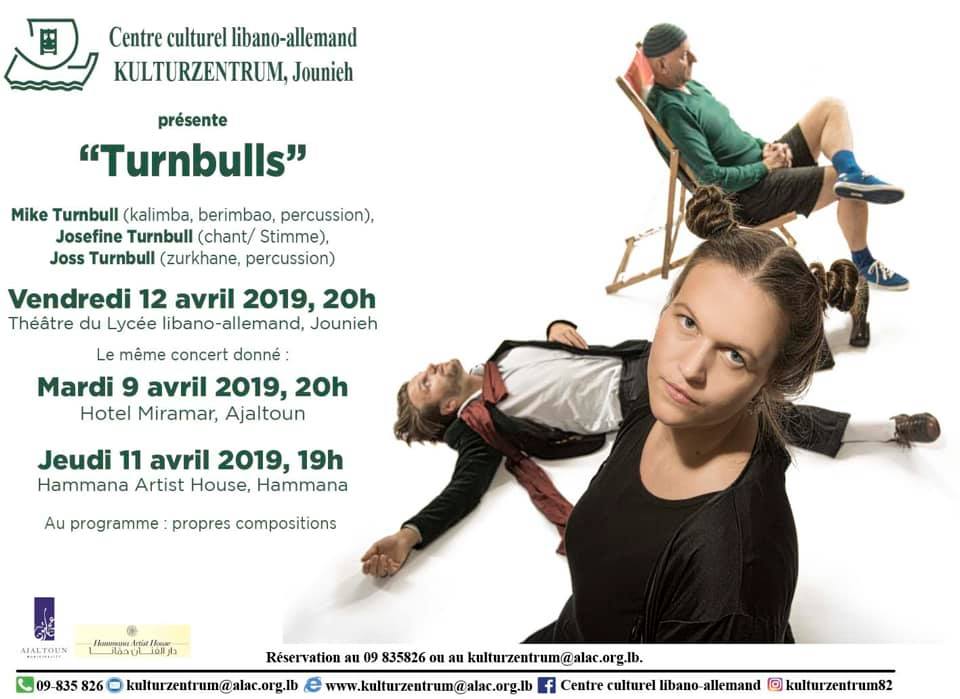 CONCERT: Turnbulls au Lycée libano-allemand, Jounieh.