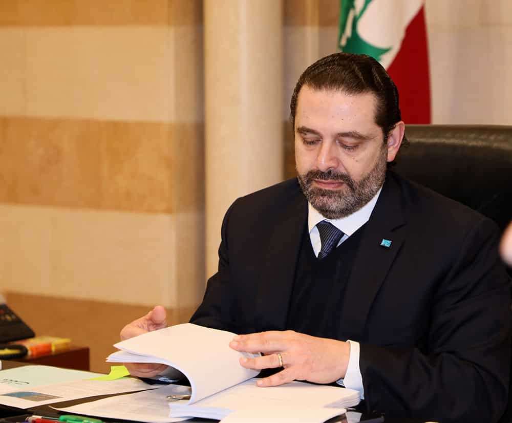 Le Premier Ministre Saad Hariri