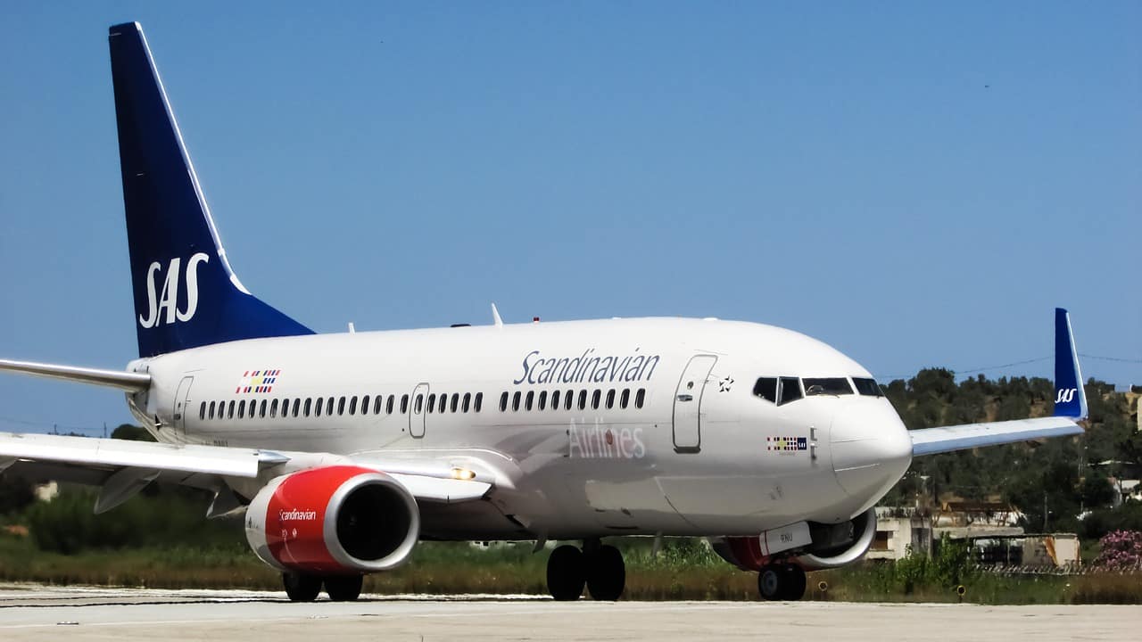 Un avion de Scandinavian Airlines (SAS). Source Photo: Pixabay.com