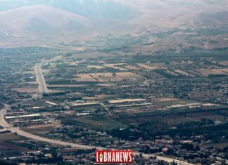 La région de Taanayel dans la Békaa. Crédit Photo: François Bacha pour Libnanews.com