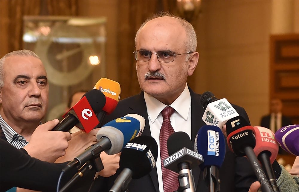 Le Ministre des Finances Ali Hassan Khalil au Parlement. Crédit Photo: Parlement Libanais