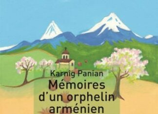 La couverture du Livre de Karnig Panian, mémoires d'un orphelin arménien 1914 -1920