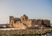 Le Château de la Mer, Saïda, Sud Liban. Crédit Photo: François el Bacha