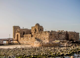 Le Château de la Mer, Saïda, Sud Liban. Crédit Photo: François el Bacha