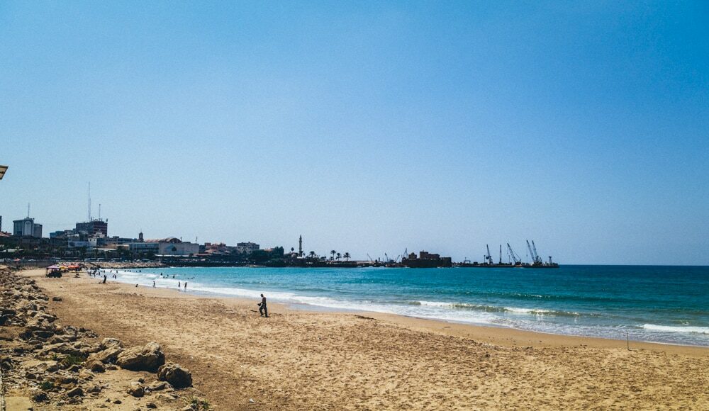 La ville de Saïda vue depuis la corniche nord. Crédit Photo: Libnanews.com. Tous droits réservés