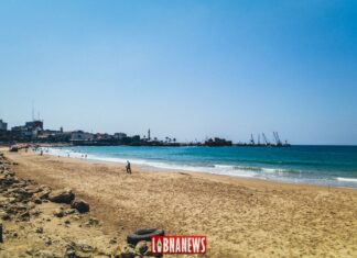 La ville de Saïda vue depuis la corniche nord. Crédit Photo: Libnanews.com. Tous droits réservés