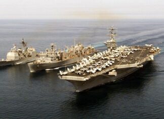 Navire de guerre américains