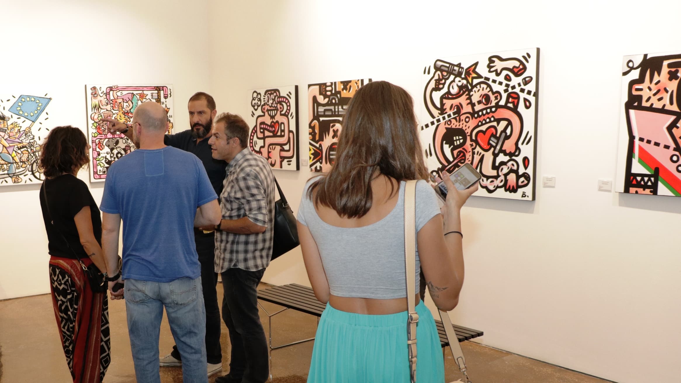 Benoit Debbane, Exposition de “Doodlings” sur le thème “OUGA OUGA!”