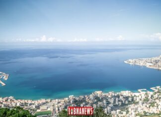 Vue générale sur la baie de Jounieh. Crédit Photo: François el Bacha pour Libnanews.com. Tous droits réservés
