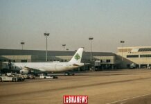 Un avion de la MEA à l'aéroport international de Beyrouth.