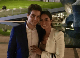 Abdallah Salam et Marie-Joe Abi Nassif, nouvellement unis via le mariage civil au Liban.