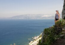 Red Bull Cliff Diving Athlete Discovers Lebanese Shores Prior To The World Series in Raouche