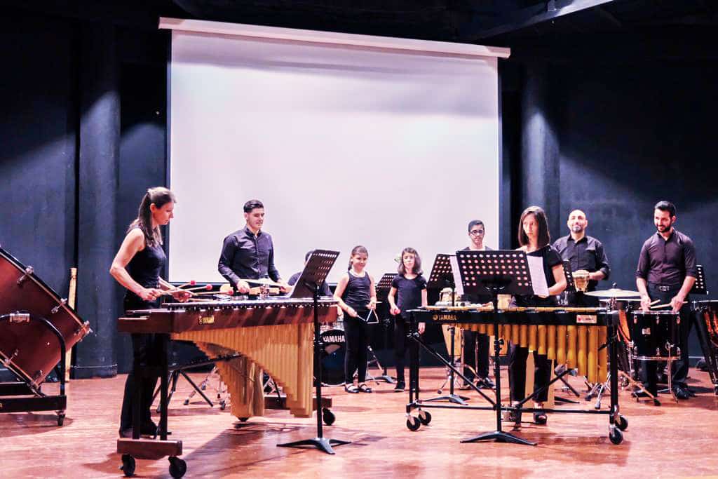 Une performance percutante par le "Beirut Percussion Ensemble"