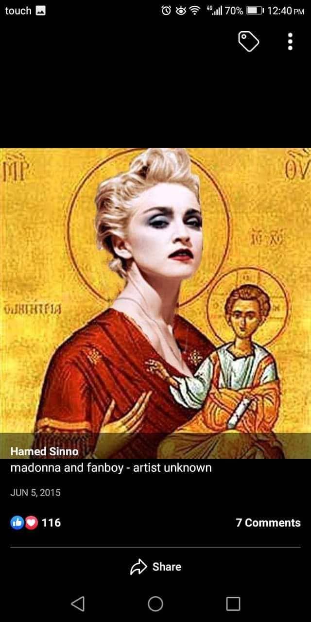 Hamed Sinno Machrou3 Leila icône madonna