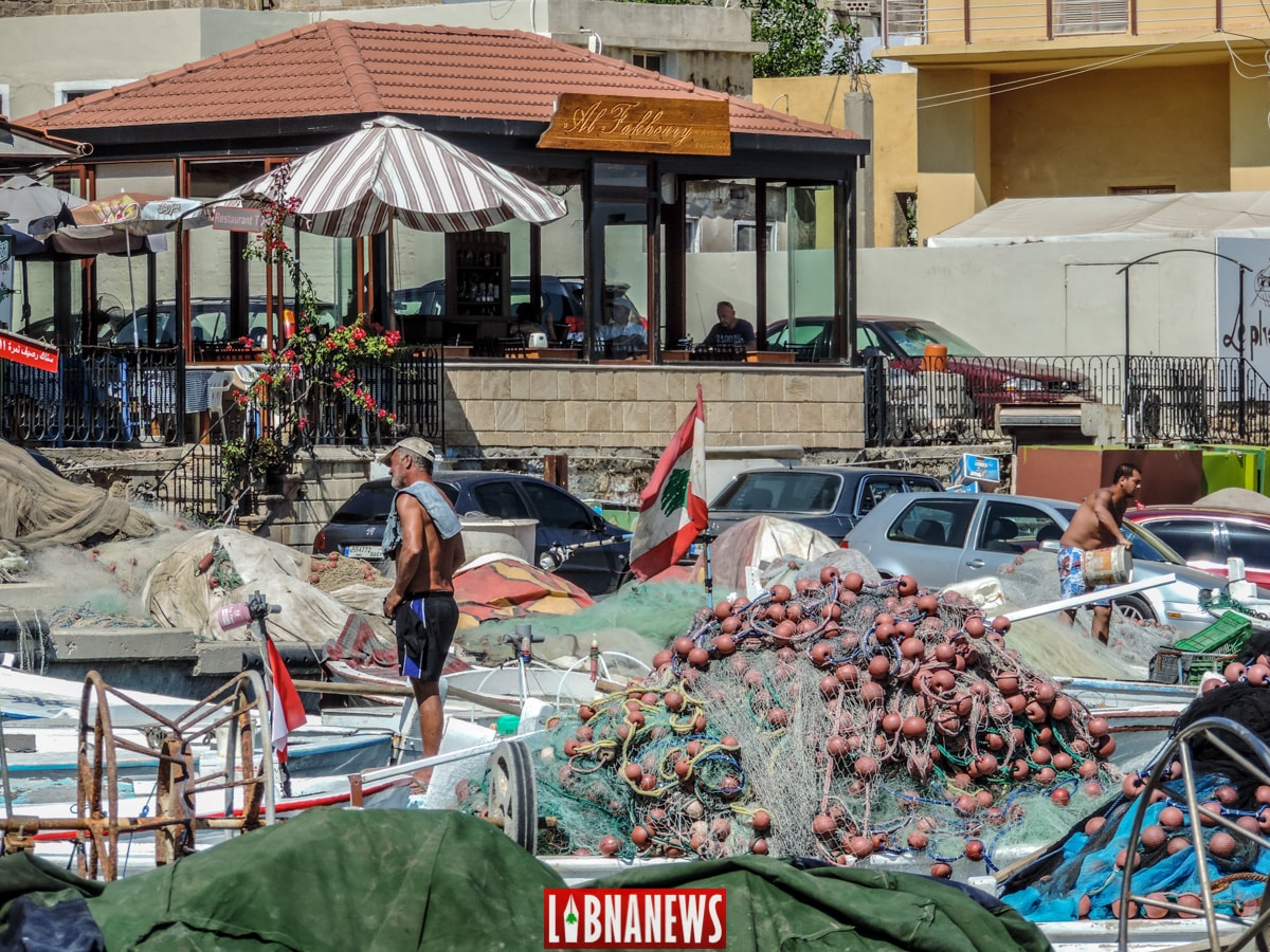 Le port de Tyr maintient une activité traditionnelle de pêche. Crédit Photo: Libnanews.com