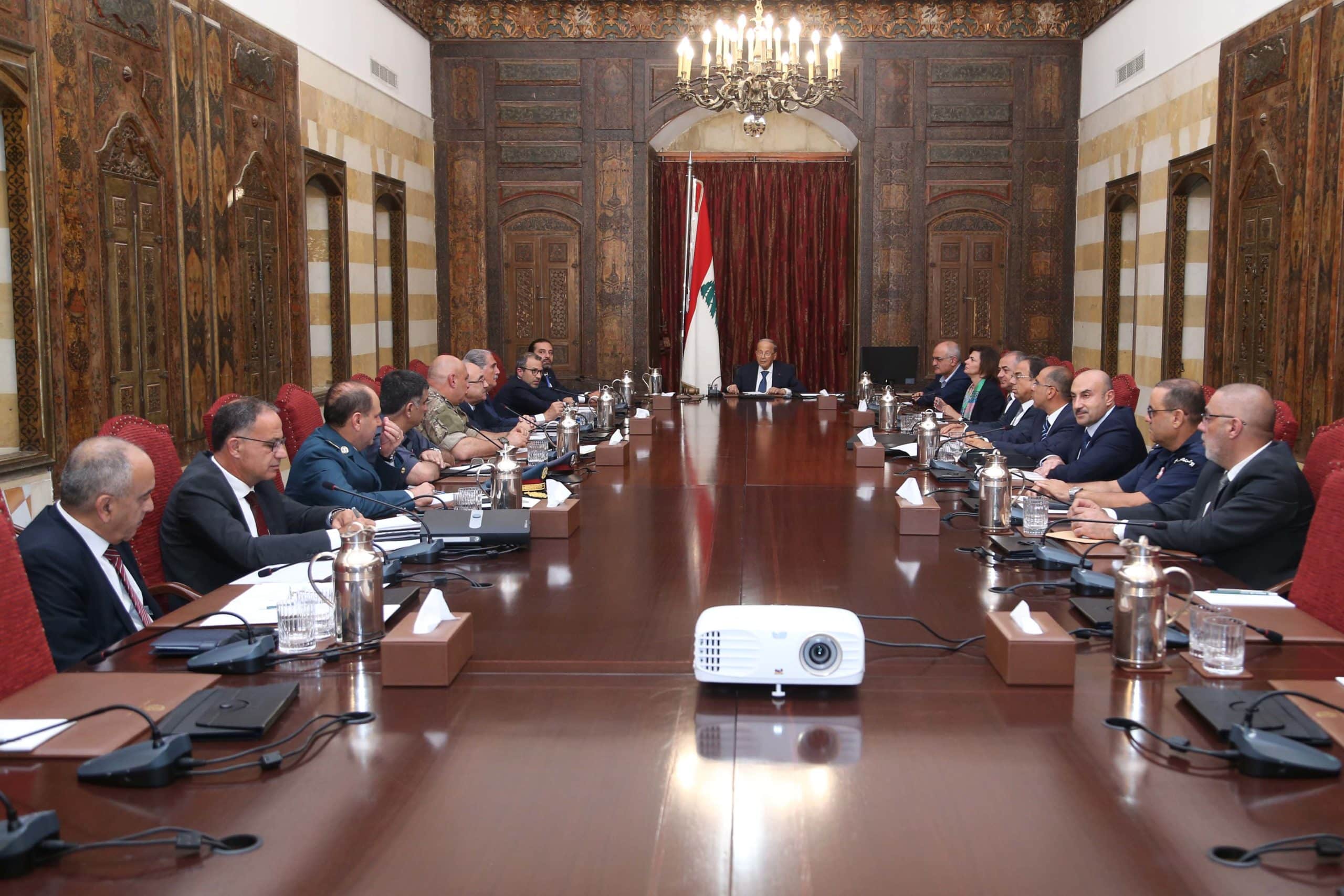 Liban/Israël: Le Haut Conseil de Sécurité se réunit au Palais de Beiteddine pour discuter de l'agression israélienne.