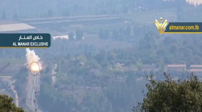 Un extrait de la vidéo de l'opération de représailles du Hezbollah contre les forces israéliennes, diffusée par la chaine Al Manar. Source: Al Manar