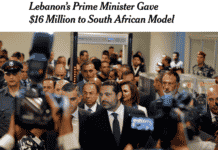 Capture d'écran de l'article du New York Times sur la relation extra conjugale du Premier Ministre Saad Hariri