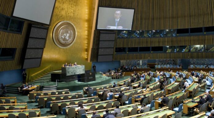 L'Assemblée Générale de l'ONU. Source ONU