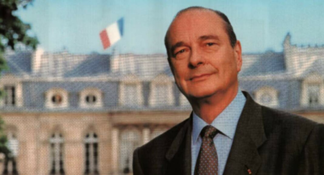 La photo officielle de Jacques Chirac.