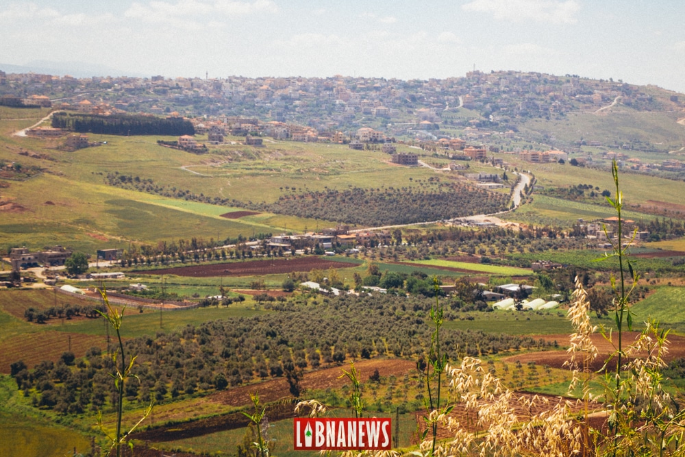 La ville de Khiam vue depuis Marjayoun. Crédit Photo: François el Bacha pour Libnanews.com