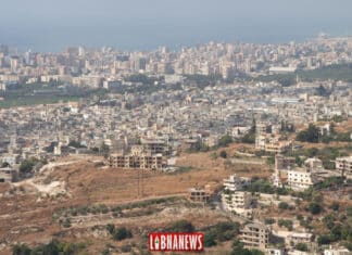 Les changeurs officiels ferment boutiques à Saïda alors que les forces de sécurité arrêtent 2 personnes Vue générale sur la ville de Saïda. Crédit photo: Francois el Bacha pour Libnanews.com