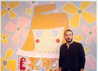 L’artiste Adam Handler (photo credit Karine Jabaji)