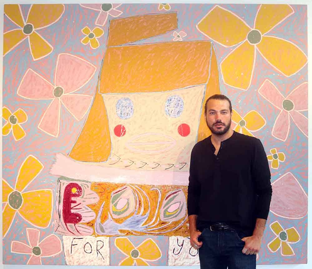 L’artiste Adam Handler (photo credit Karine Jabaji)