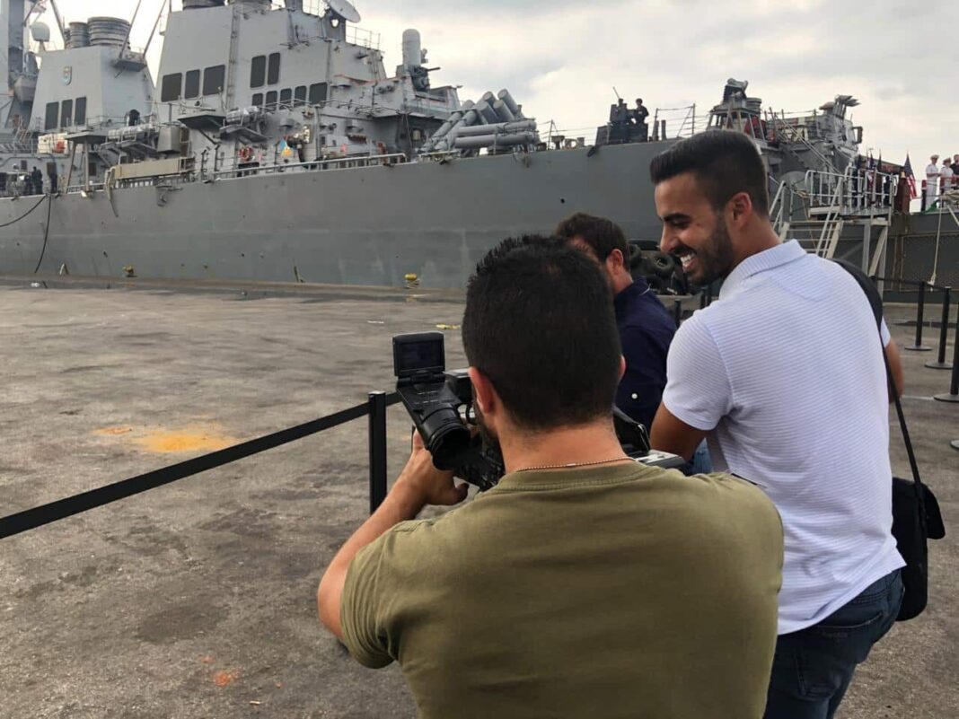 Un navire américain accoste à Beyrouth