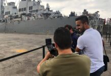 Un navire américain accoste à Beyrouth