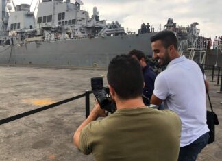 Un navire américain accoste à Beyrouth