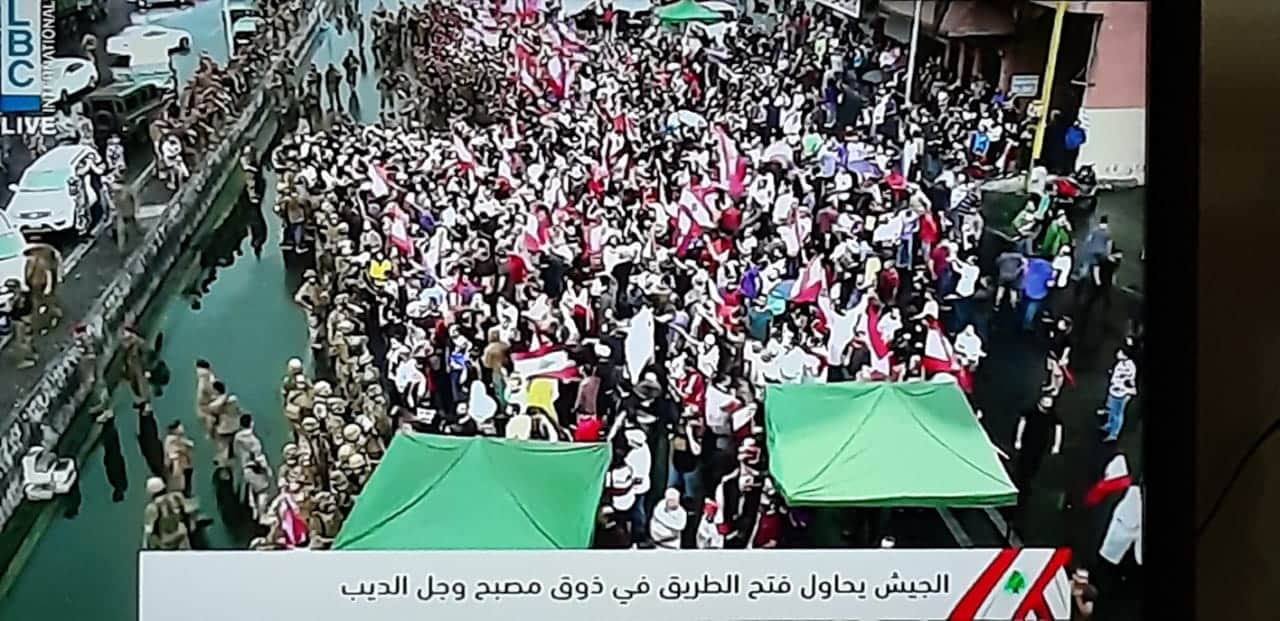 Liban : Affrontement entre les manifestants et l'Armée Libanaise à Zouk et Jal El Dib - Au moins 40 blessés selon le premier bilan