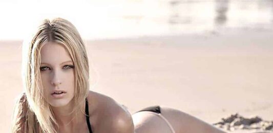 Candice Van Der Merwe, mannequin bikini avec qui le Premier Ministre Libanais Saad Hariri aurait eu une liaison extra-conjugale.