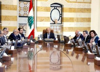 Le Conseil des Ministres réunis ce lundi 21 octobre 2019. Crédit Photo: Dalati & Nohra