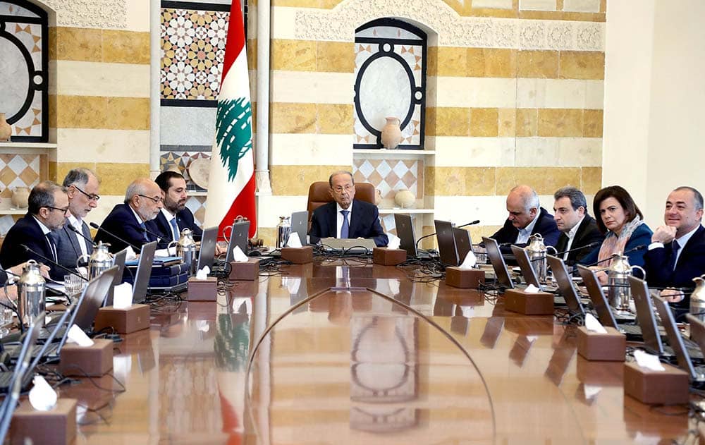 Le Conseil des Ministres réunis ce lundi 21 octobre 2019. Crédit Photo: Dalati & Nohra