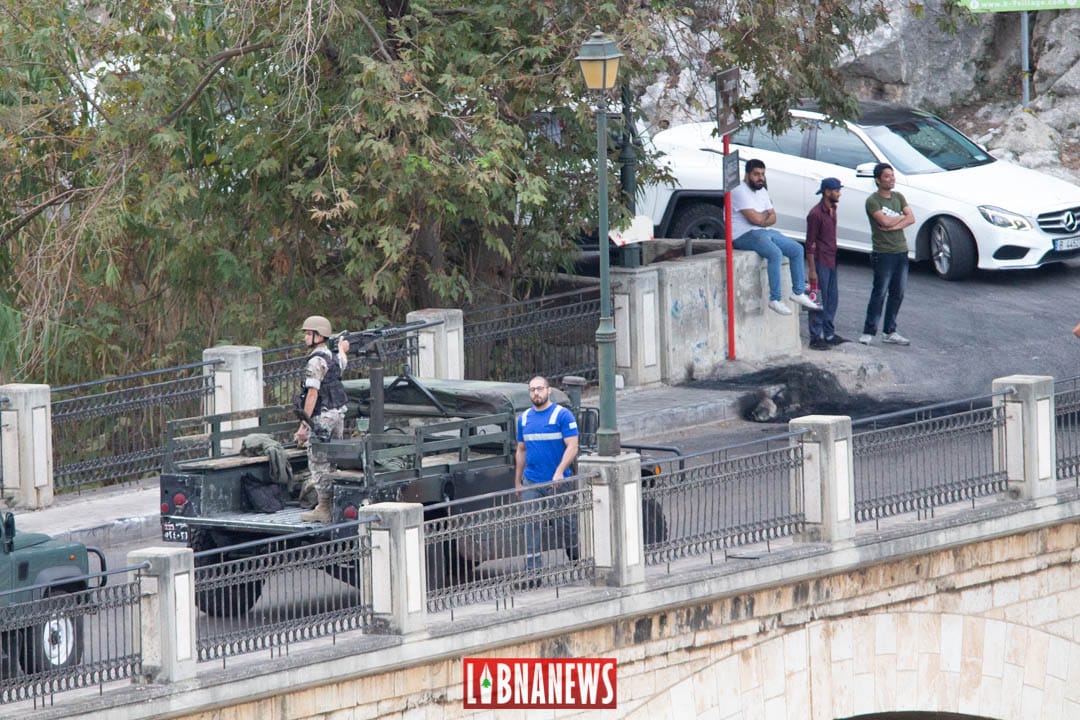 Barrage au niveau de Nahr Kalb. Crédit Photo: Libnanews.com. Tous droits réservés.