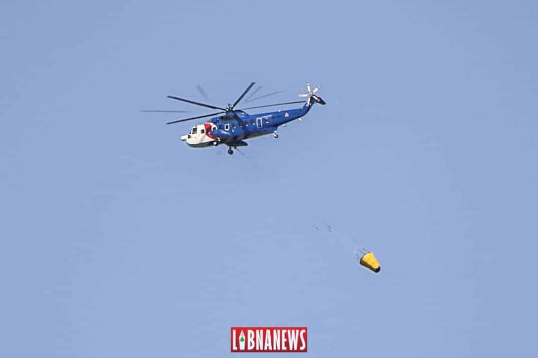 Archives: Un Sikorsky volant en 2014 dans le ciel libanais. Crédit Photo: François el Bacha pour Libnanews.com. Tous droits réservés.