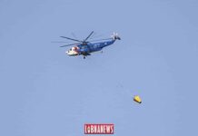 Archives: Un Sikorsky volant en 2014 dans le ciel libanais. Crédit Photo: François el Bacha pour Libnanews.com. Tous droits réservés.