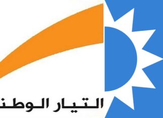 Les logos du Courant du Futur et du Courant Patriotique Libre