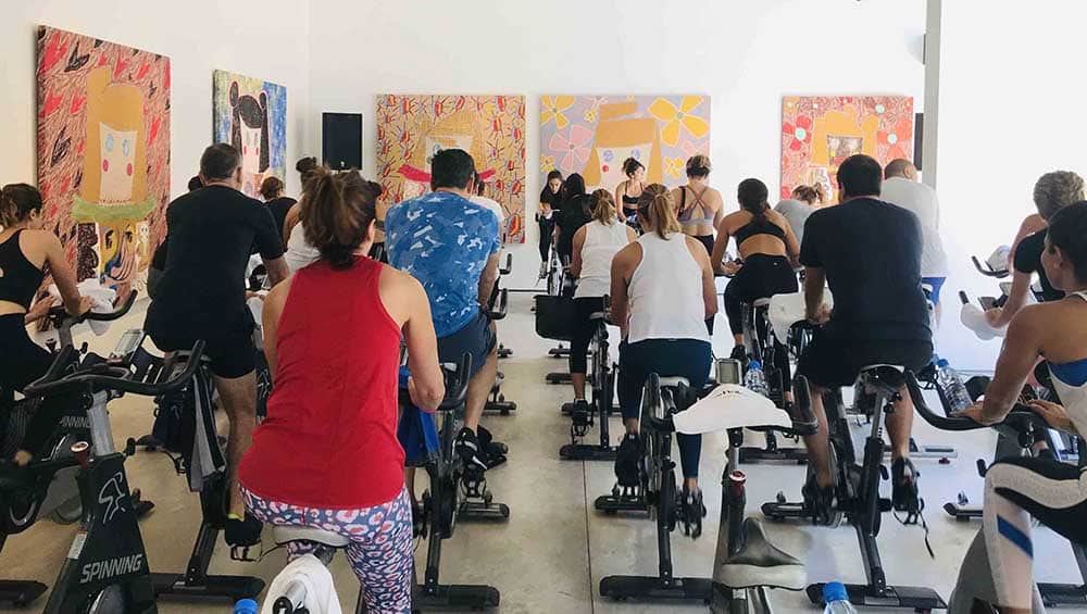 Artual Gallery and Exhale held a “Ride your HEART out” weekend